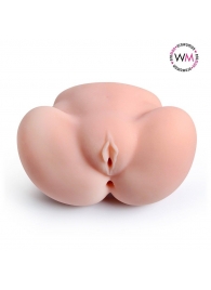 Реалистичный мастурбатор с двумя функциональными отверстиями - Erowoman-Eroman - в Новочебоксарске купить с доставкой