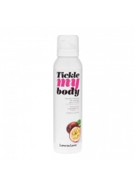 Массажная хрустящая пенка Tickle my body с ароматом маракуйи - 150 мл. - Love to Love - купить с доставкой в Новочебоксарске