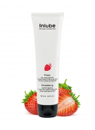 Лубрикант на водной основе Nuei Inlube с алоэ вера и ароматом клубники - 100 мл. - Nuei cosmetics - купить с доставкой в Новочебоксарске