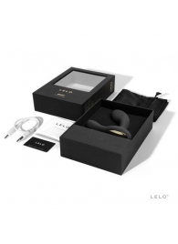 Чёрный перезаряжаемый стимулятор простаты Bruno Black - Lelo - в Новочебоксарске купить с доставкой