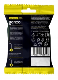 Ультратонкие презервативы Ganzo Ultra thin в мягкой упаковке - 3 шт. - Ganzo - купить с доставкой в Новочебоксарске