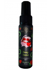 Спрей для горла Deep Throat с десенсибилизирующим эффектом и вкусом клубники - 50 мл. - БиоМед - купить с доставкой в Новочебоксарске