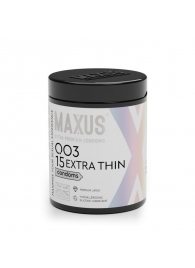 Экстремально тонкие презервативы MAXUS 003 Extra Thin - 15 шт. - Maxus - купить с доставкой в Новочебоксарске