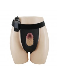Полый вибрострапон на регулируемых трусиках Draven - 17,5 см. - Baile - купить с доставкой в Новочебоксарске