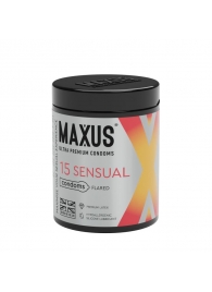 Анатомические презервативы MAXUS Sensual - 15 шт. - Maxus - купить с доставкой в Новочебоксарске