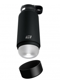 Черный мастурбатор в виде бутылки Fap Flask - Pipedream - в Новочебоксарске купить с доставкой