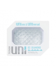 Прозрачный мастурбатор-стимулятор Tenga Uni Diamond - Tenga - в Новочебоксарске купить с доставкой