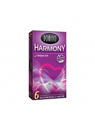 Презервативы с рёбрышками Domino Harmony - 6 шт. - Domino - купить с доставкой в Новочебоксарске