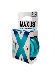Презервативы Maxus G spot с двойной спиралью - 3 шт. - Maxus - купить с доставкой в Новочебоксарске