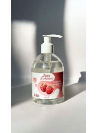 Лубрикант на водной основе Love Protection Raspberry с ароматом малины - 300 мл. - Lola Games - купить с доставкой в Новочебоксарске