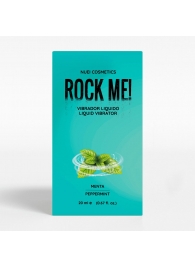 Жидкий вибратор Nuei Rock Me! с ароматом мяты - 20 мл. - Nuei cosmetics - купить с доставкой в Новочебоксарске
