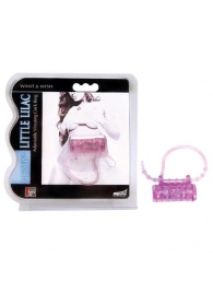 Эрекционное кольцо с вибратором LITTLE LILAC - Dream Toys - в Новочебоксарске купить с доставкой