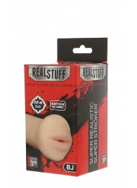 Нежный мастурбатор-ротик REALSTUFF 5INCH MASTURBATOR BJ - Dream Toys - в Новочебоксарске купить с доставкой