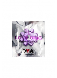 Мягкая фиолетовая гелевая насадка - Toyfa Basic - в Новочебоксарске купить с доставкой