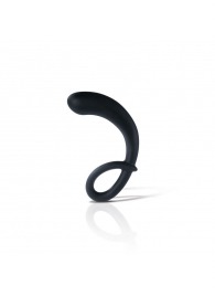 Черный массажер простаты Curving Curt - 13 см. - MyStim - купить с доставкой в Новочебоксарске