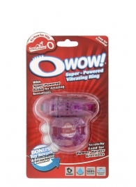 Фиолетовое эрекционное виброкольцо OWOW PURPLE - Screaming O - в Новочебоксарске купить с доставкой