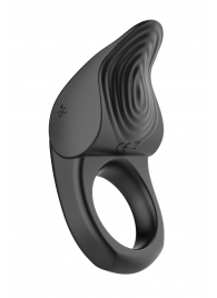 Черное эрекционное виброкольцо Vibro Lust Ring - MALESATION - в Новочебоксарске купить с доставкой