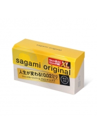 Презервативы увеличенного размера Sagami Original 0.02 XL-size - 12 шт. - Sagami - купить с доставкой в Новочебоксарске