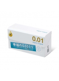 Увлажнённые презервативы Sagami Original 0.01 Extra Lub - 12 шт. - Sagami - купить с доставкой в Новочебоксарске