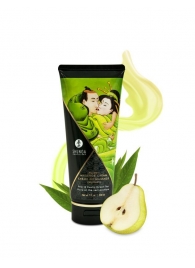 Массажный крем для тела с ароматом груши и зелёного чая Pear   Exotic Green Tea - 200 мл. - Shunga - купить с доставкой в Новочебоксарске