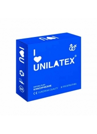 Классические презервативы Unilatex Natural Plain - 3 шт. - Unilatex - купить с доставкой в Новочебоксарске