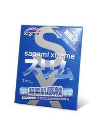 Презерватив Sagami Xtreme FEEL FIT 3D - 1 шт. - Sagami - купить с доставкой в Новочебоксарске