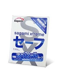 Презерватив Sagami Xtreme Ultrasafe с двойным количеством смазки - 1 шт. - Sagami - купить с доставкой в Новочебоксарске