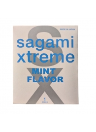 Презерватив Sagami Xtreme Mint с ароматом мяты - 1 шт. - Sagami - купить с доставкой в Новочебоксарске