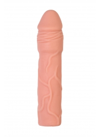 Телесная удлиняющая насадка с подхватом - 19 см. - ToyFa - в Новочебоксарске купить с доставкой