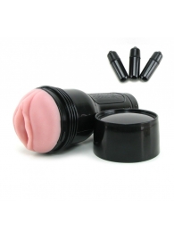 Мастурбатор-вагина Fleshlight - Vibro Pink Lady Touch с вибрацией - Fleshlight - в Новочебоксарске купить с доставкой