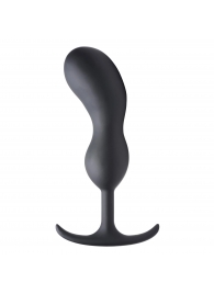 Черный массажер простаты с утяжелителями Premium Silicone Weighted Prostate Plug XL - 20,8 см. - XR Brands - в Новочебоксарске купить с доставкой