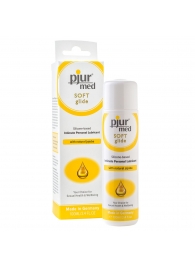 Силиконовый лубрикант с жожоба pjur MED Soft glide - 100 мл. - Pjur - купить с доставкой в Новочебоксарске
