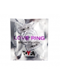 Прозрачное виброкольцо с двумя вибропульками - Toyfa Basic - в Новочебоксарске купить с доставкой