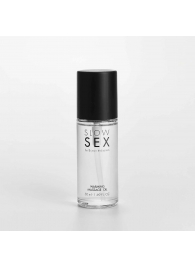Съедобное cогревающее массажное масло Slow Sex - 50 мл. - Bijoux Indiscrets - купить с доставкой в Новочебоксарске