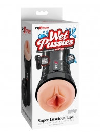 Мастурбатор-вагина в колбе Super Luscious Lips - Pipedream - в Новочебоксарске купить с доставкой