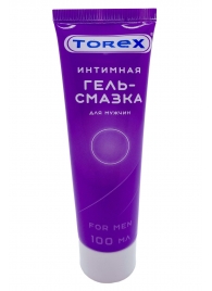 Гель-смазка на водной основе For Men - 100 мл. - Torex - купить с доставкой в Новочебоксарске
