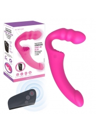 Розовый безремневой страпон Straples Strap-On Dildo - Erokay - купить с доставкой в Новочебоксарске