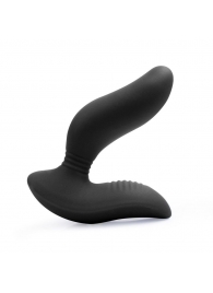 Черный вибромассажер простаты 3,5’’ Curve P-spot Massager - 12 см. - Erokay - в Новочебоксарске купить с доставкой