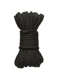 Черная верёвка для связывания и фиксации Bind Tie - 9,14 м. - Doc Johnson - купить с доставкой в Новочебоксарске