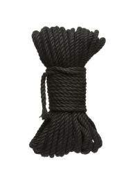 Черная верёвка для связывания и фиксации Bind Tie - 15,24 м. - Doc Johnson - купить с доставкой в Новочебоксарске