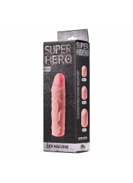 Фаллоудлинитель SUPER HERO Sex Machine - 15,5 см. - Lola Games - в Новочебоксарске купить с доставкой
