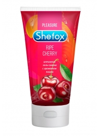 Интимная гель-смазка Shefox «Спелая вишня» - 50 мл. - Shefox - купить с доставкой в Новочебоксарске