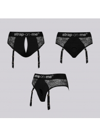 Трусики для фиксации насадок Strap-on-me Harness Lingerie Diva XS - Strap-on-me - купить с доставкой в Новочебоксарске