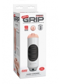 Мастурбатор-вагина Extreme Toyz Mega Grip Vibrating Stroker Mouth - Pipedream - в Новочебоксарске купить с доставкой