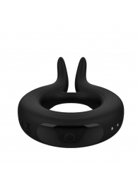 Черное эрекционное кольцо Marry Me Rechargeable Vibrating Cockring - Adrien Lastic - в Новочебоксарске купить с доставкой