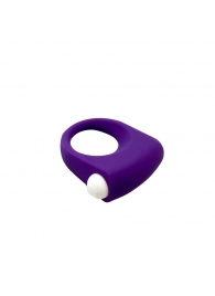 Фиолетовое эрекционное кольцо Puggle Vibrating Ring with Bullet - Adrien Lastic - в Новочебоксарске купить с доставкой