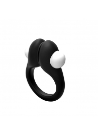 Черное эрекционное кольцо Zippy Vibrating Ring With Bullet - Adrien Lastic - в Новочебоксарске купить с доставкой
