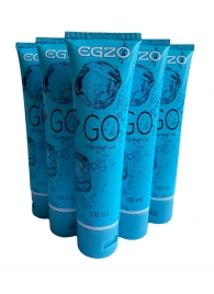 Набор из 5 пролонгирующих лубрикантов на водной основе Egzo Go (по 100 мл.) - EGZO - купить с доставкой в Новочебоксарске