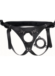 Пояс Hard Brutal для больших насадок - LOVETOY (А-Полимер) - купить с доставкой в Новочебоксарске