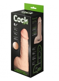Телесный фаллоудлинитель с мошонкой Cock Next - 17 см. - LOVETOY (А-Полимер) - в Новочебоксарске купить с доставкой
